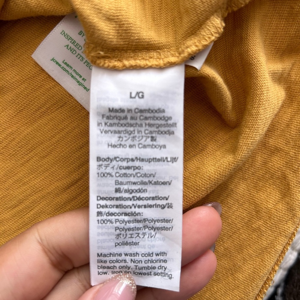 JCrew Large T-Shirt - Picture 3 of 3